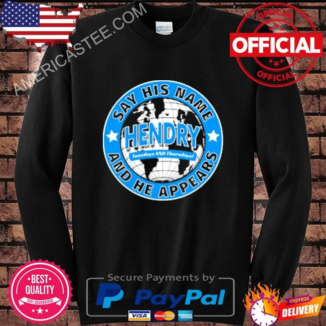Joe hendry – tuesdays and thursdays shirt
