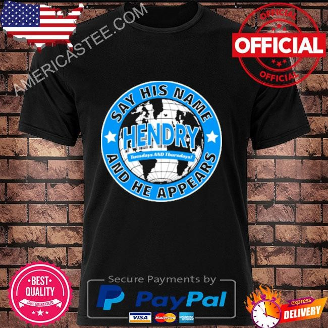 Joe hendry – tuesdays and thursdays shirt