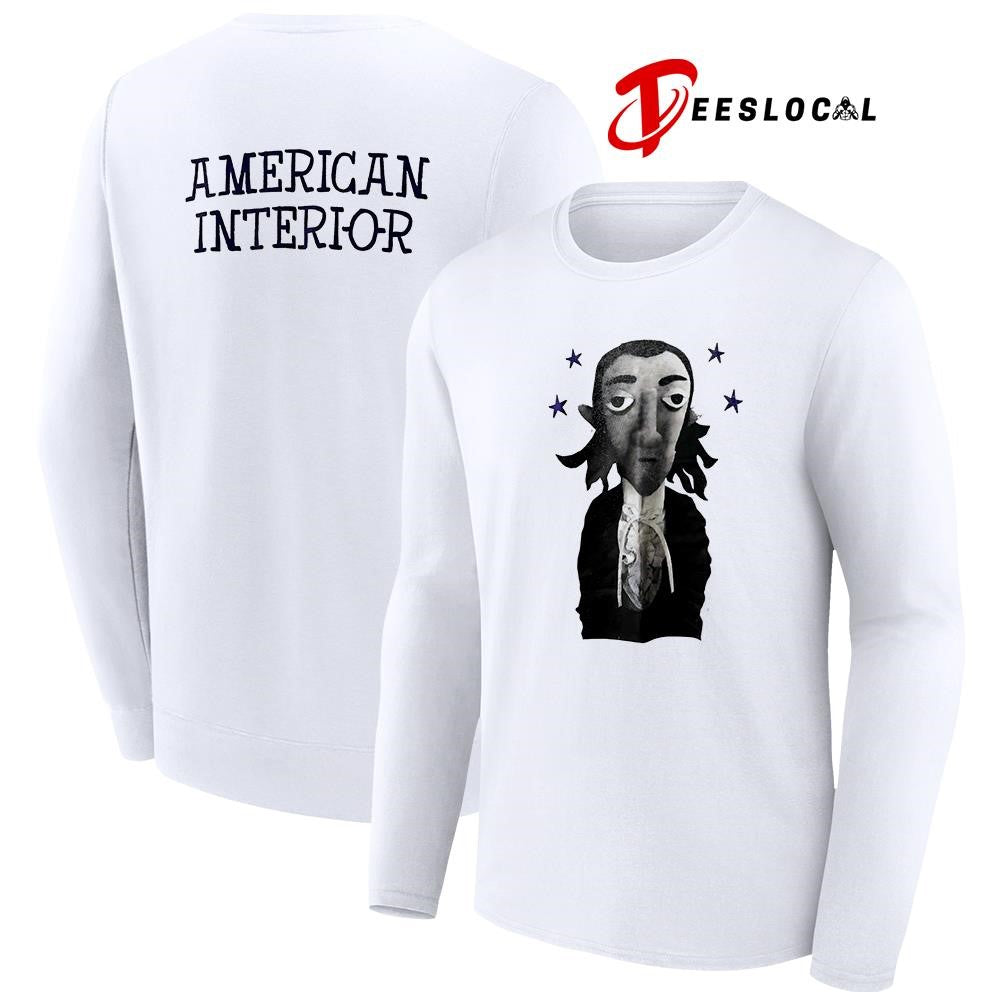John Evans American interior caricature graphic shirt