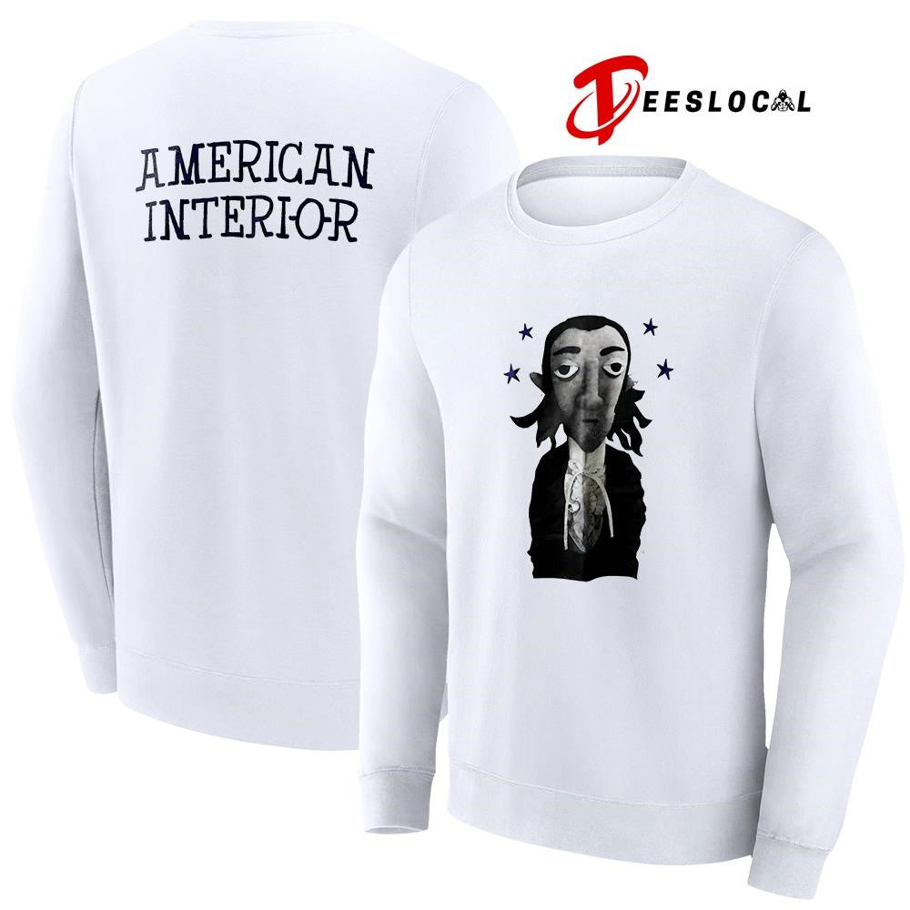 John Evans American interior caricature graphic shirt