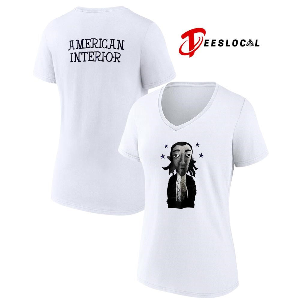 John Evans American interior caricature graphic shirt