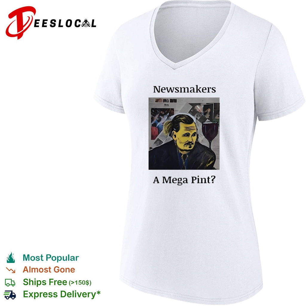 Johnny Depp Newsmakers a Mega Pint shirt