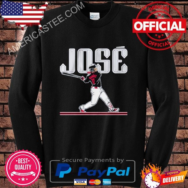 Jose ramirez slugger swing shirt