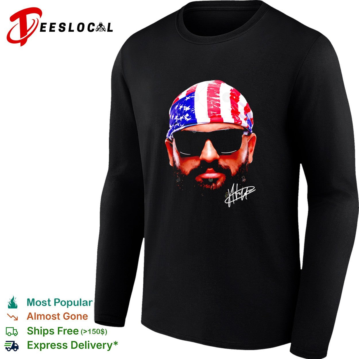 Josh Hokit UFC American Flag shirt