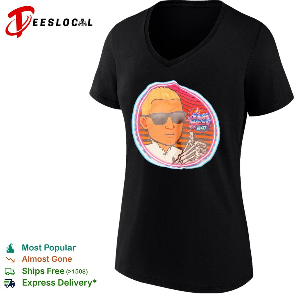 Josh West 247 Robot head shirt