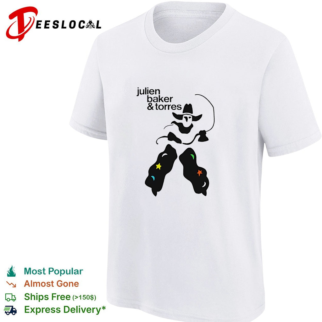 Julien Baker and Torres cowboy figure shirt
