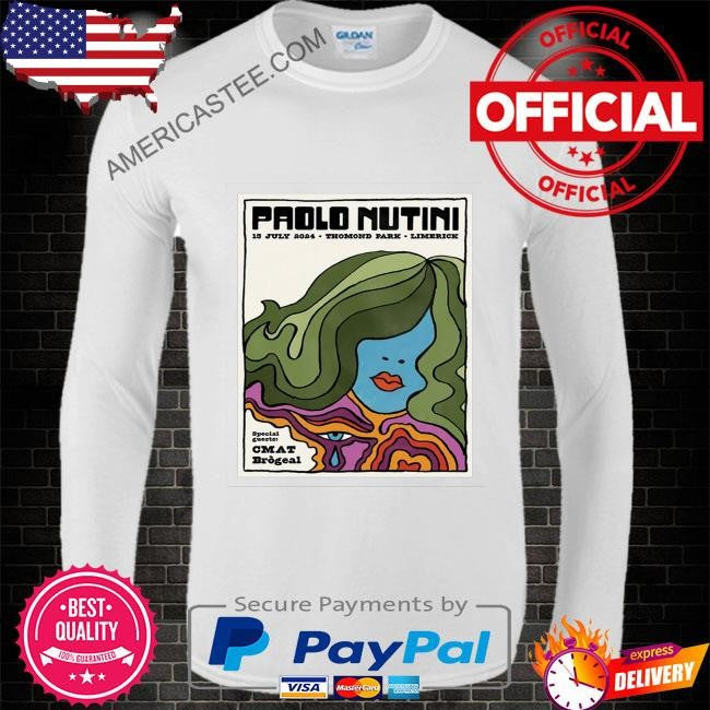 July 13 2024 thomond park limerick ireland paolo nutini poster shirt