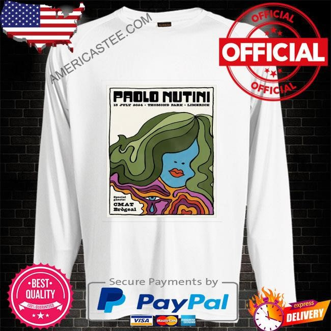 July 13 2024 thomond park limerick ireland paolo nutini poster shirt