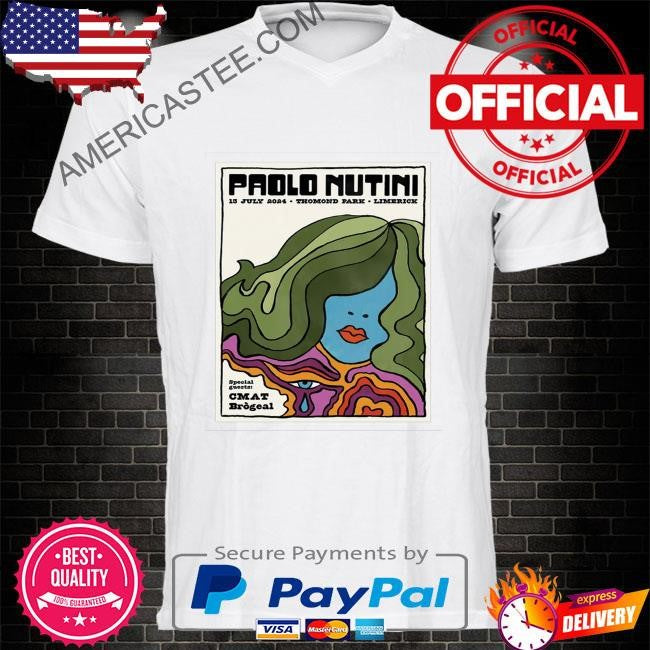 July 13 2024 thomond park limerick ireland paolo nutini poster shirt