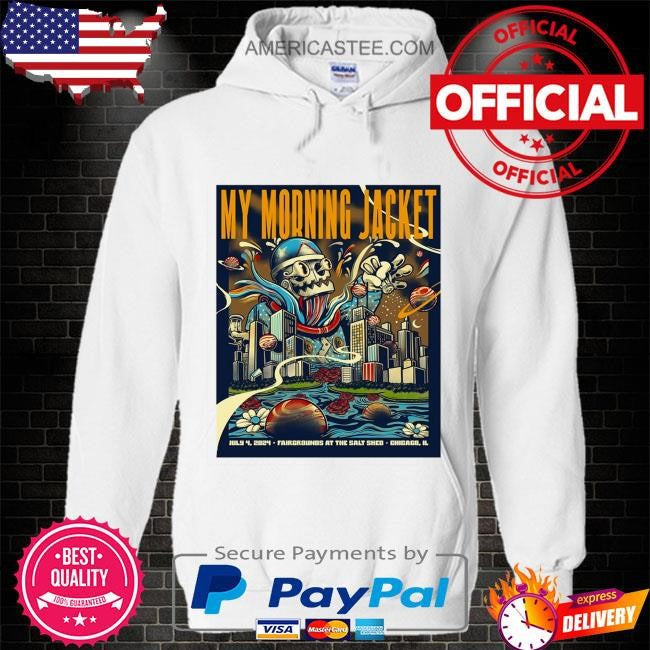July 4 2024 my morning jacket fairgrounds at the salt shed chicago il poster shirt