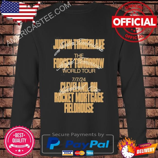 Justin Timberlake Cleveland Tour Event Tee Design