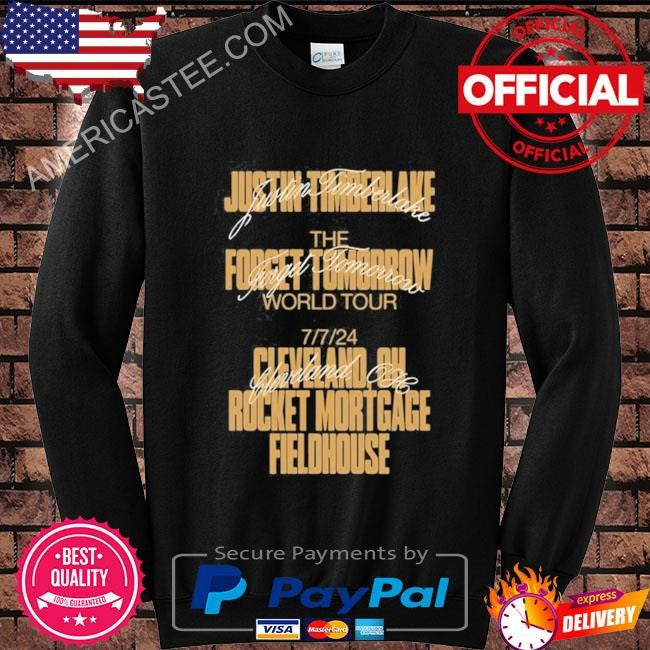 Justin Timberlake Cleveland Tour Event Tee Design