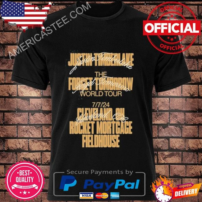 Justin Timberlake Cleveland Tour Event Tee Design