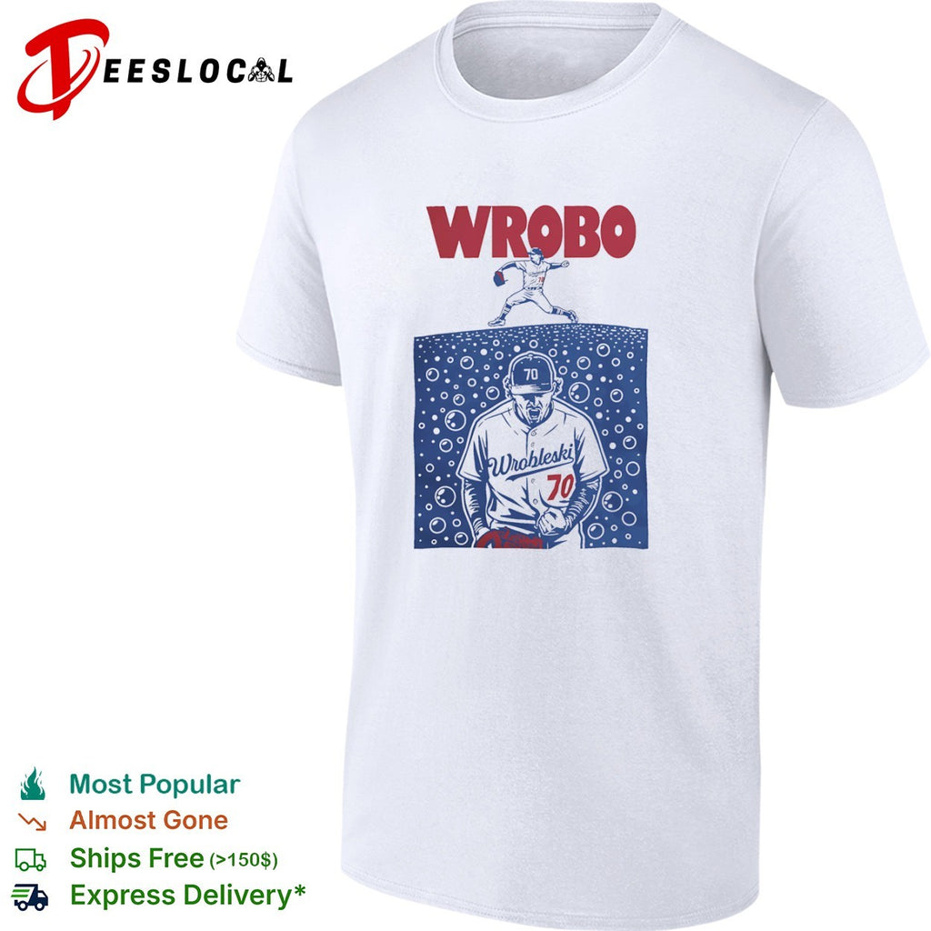 Justin Wrobleski Los Angeles Dodgers MLB WROBO 70 shirt