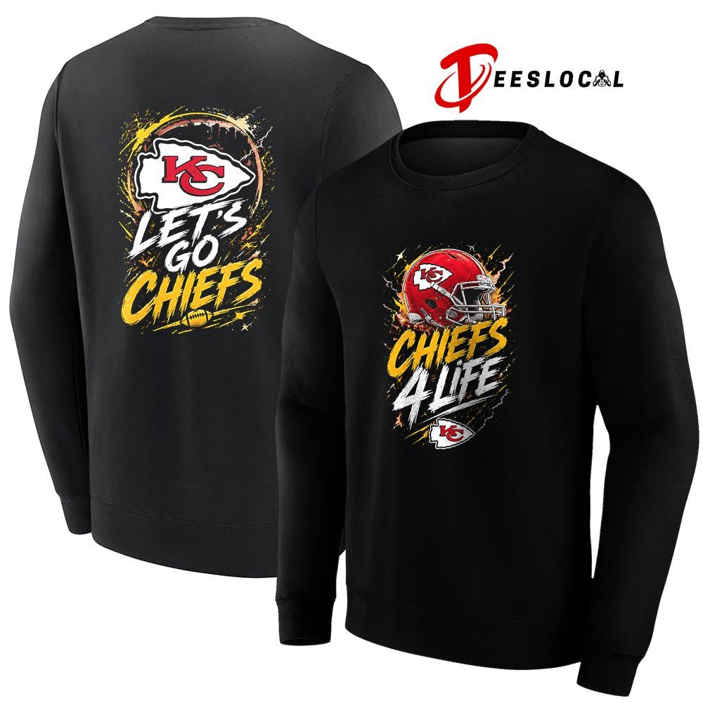 Kansas City Chiefs x fan 4 life graphic shirt
