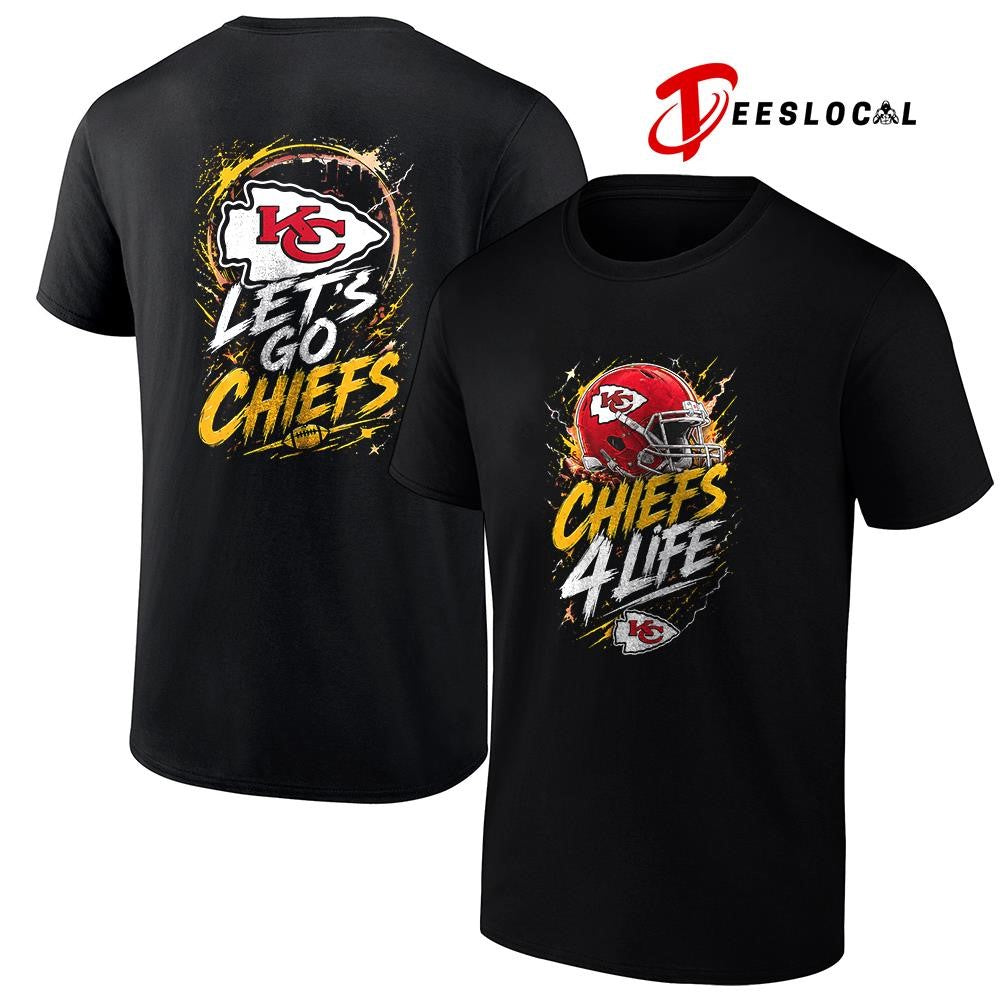 Kansas City Chiefs x fan 4 life graphic shirt