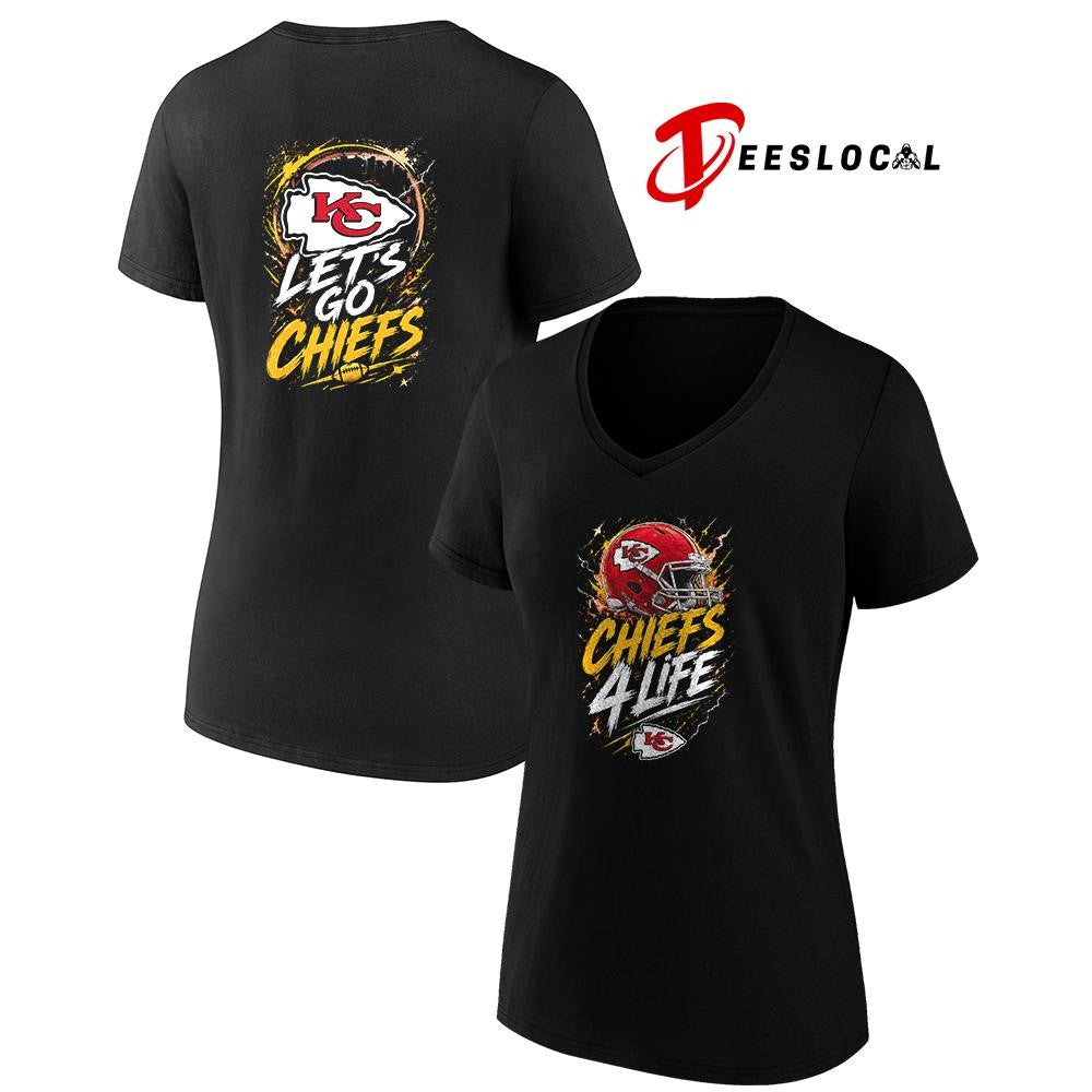 Kansas City Chiefs x fan 4 life graphic shirt