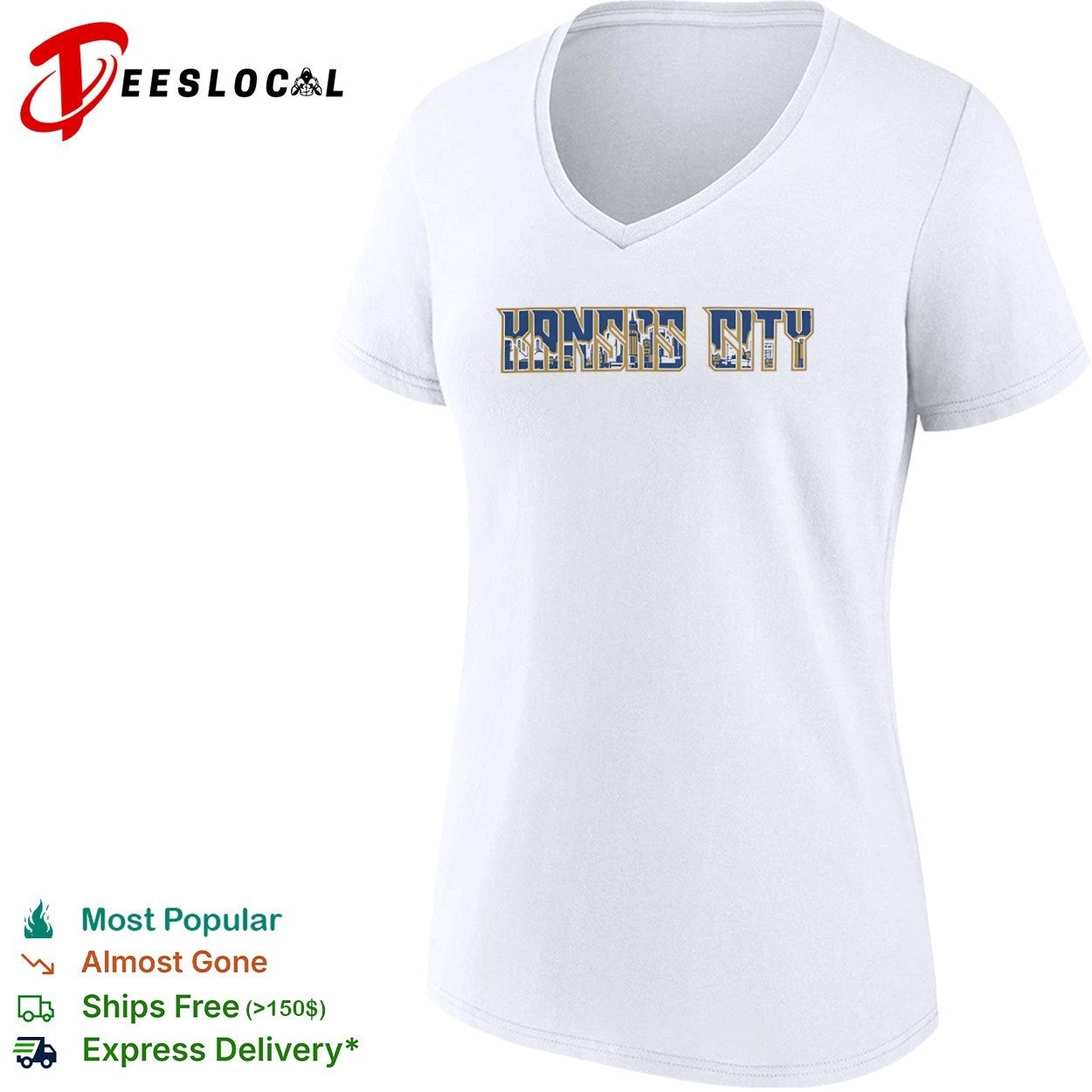 Kansas City Skyline Cityscape Shirt