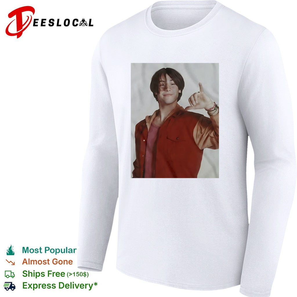 Keanu Reeves Hang Loose 90s shirt