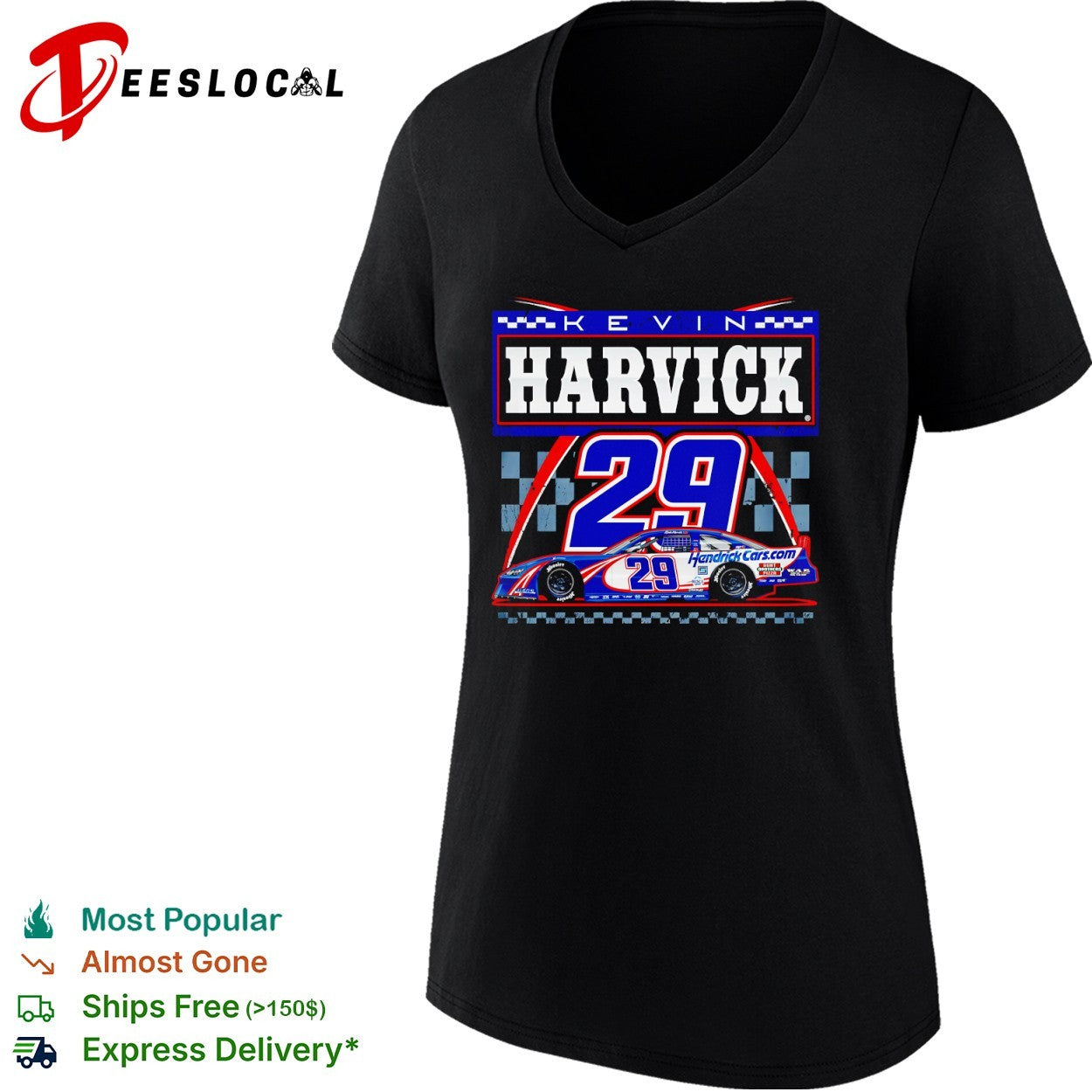 Kevin Harvick 29 Hendrick Carscom NASCAR Racing Team Racing shirt