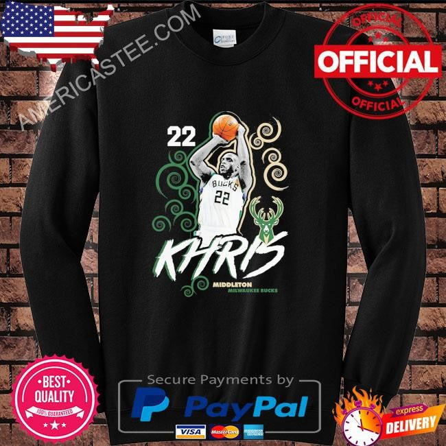Khris middleton milwaukee bucks fanatics competitor shirt