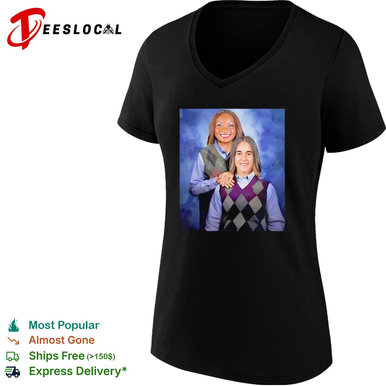 Kiki Iriafen and Sonia Citron Washington Mystics Step Brother shirt