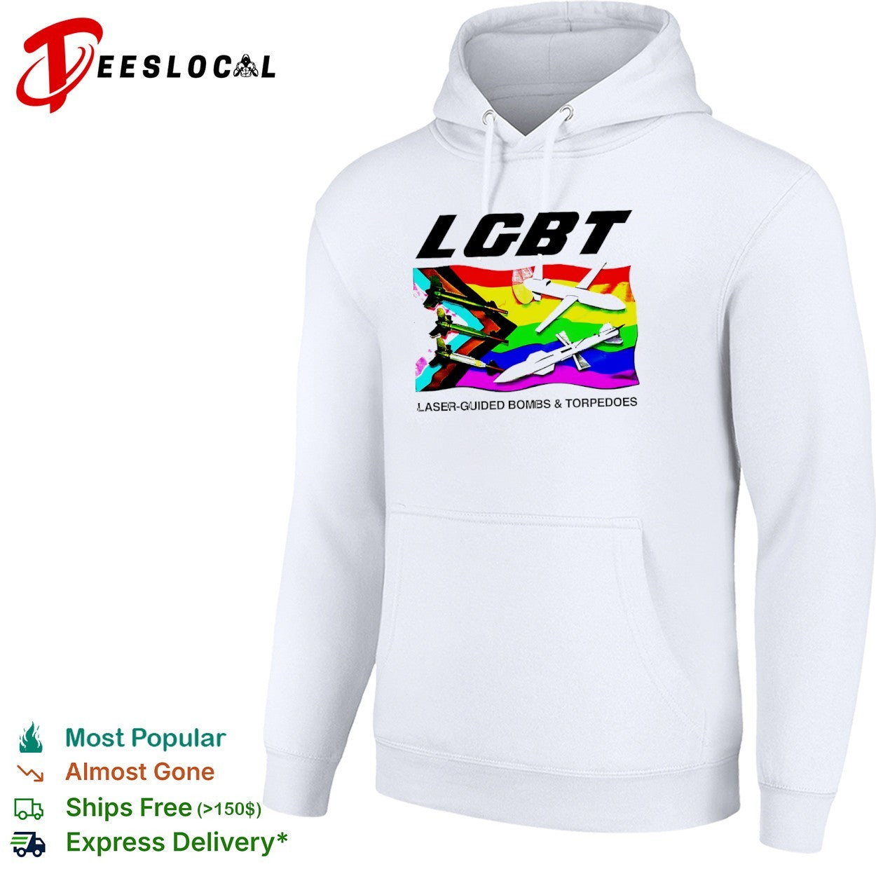 LGBT laser guided bombs and torpedoes flag shirt