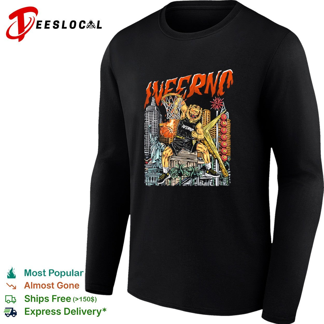 Las Vegas Inferno Basketball player shirt