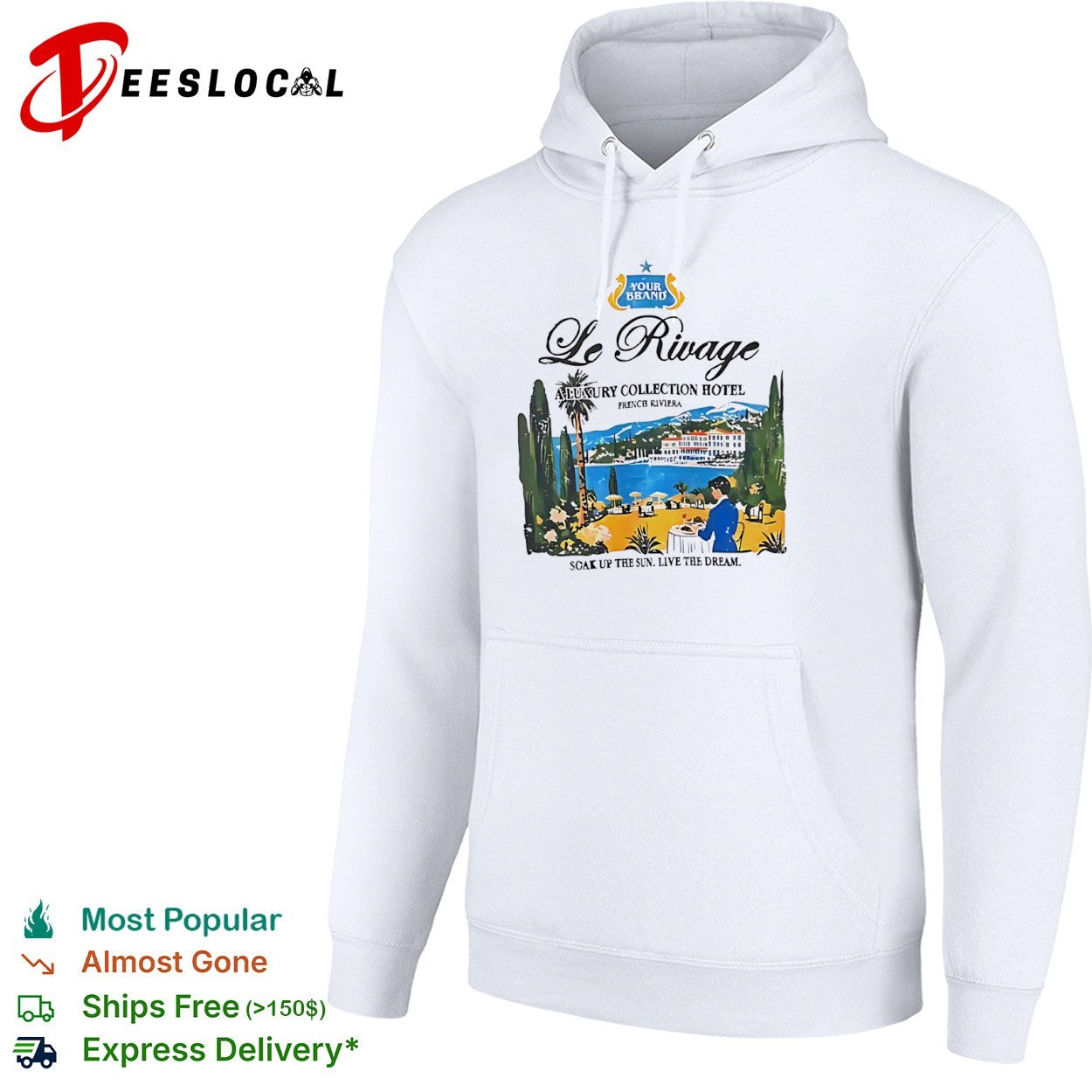 Le Rivage your brand a luxury collection hotel french riviera soak up the sun shirt
