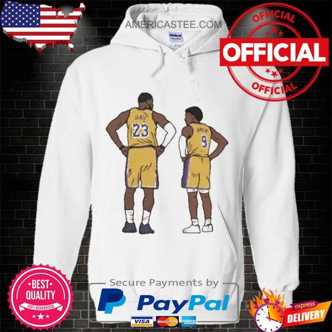 Lebron and bronny james los angeles lakers shirt