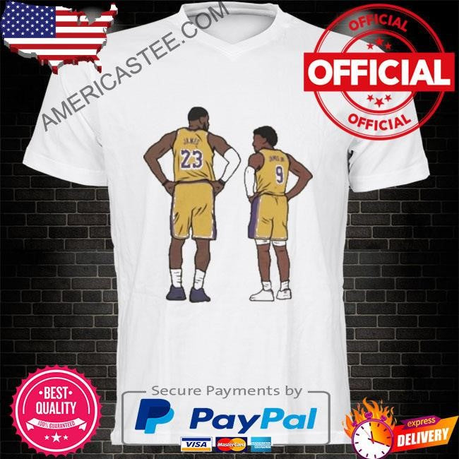 Lebron and bronny james los angeles lakers shirt