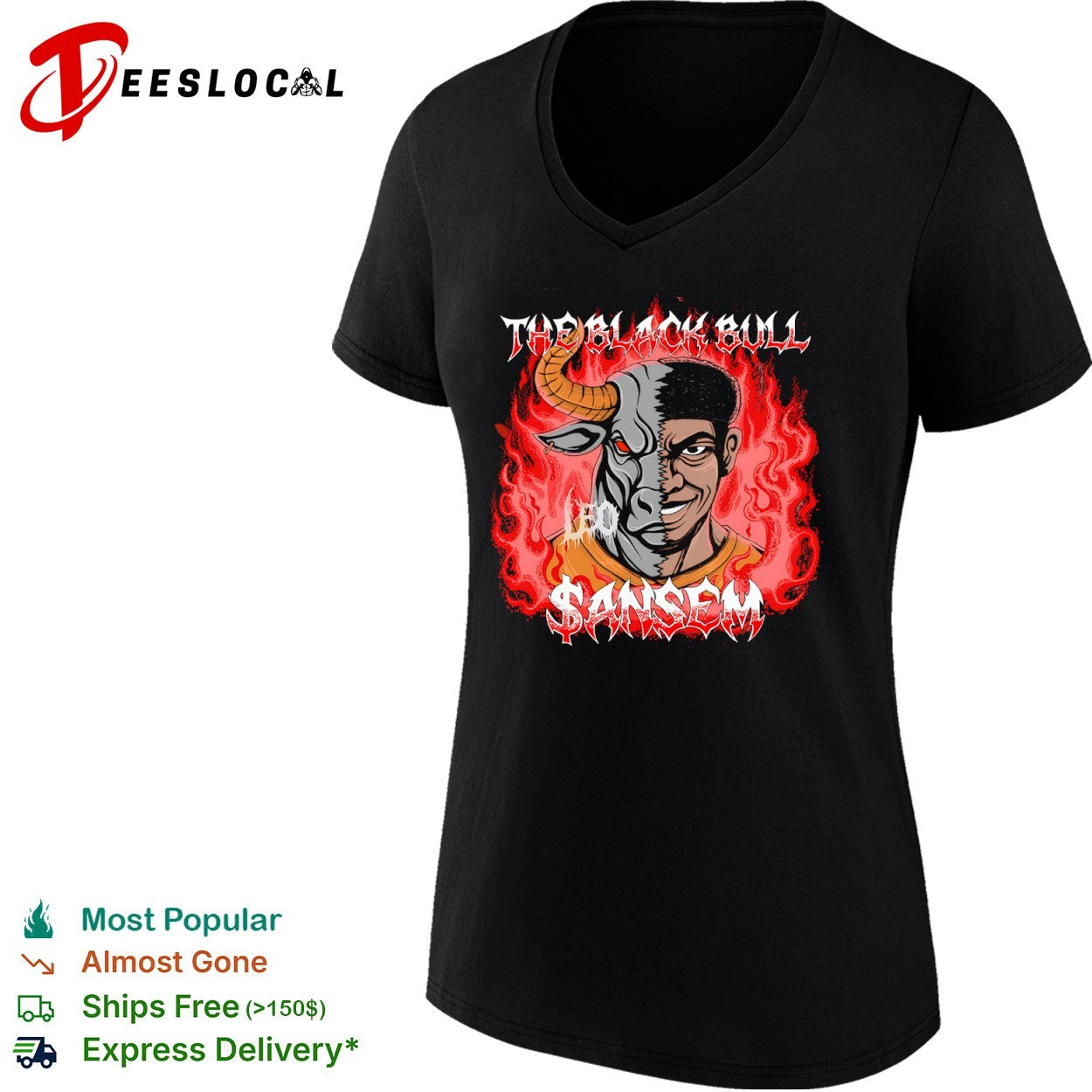 Leo Sansem The Black Bull shirt