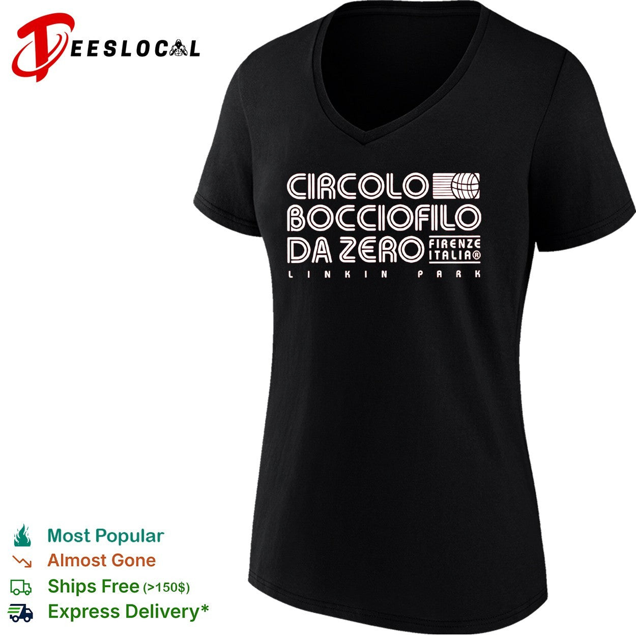 Linkin Park Florence Italy Blind Bag Circolo Bocciofilo Da Zero 2026 shirt