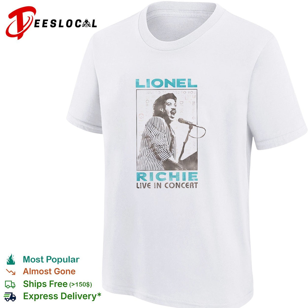 Lionel Richie live in concert vintage shirt