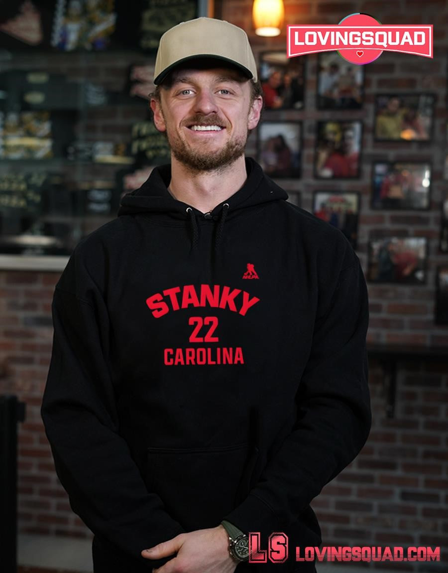 Logan Stankoven Carolina Name & Number Shirt