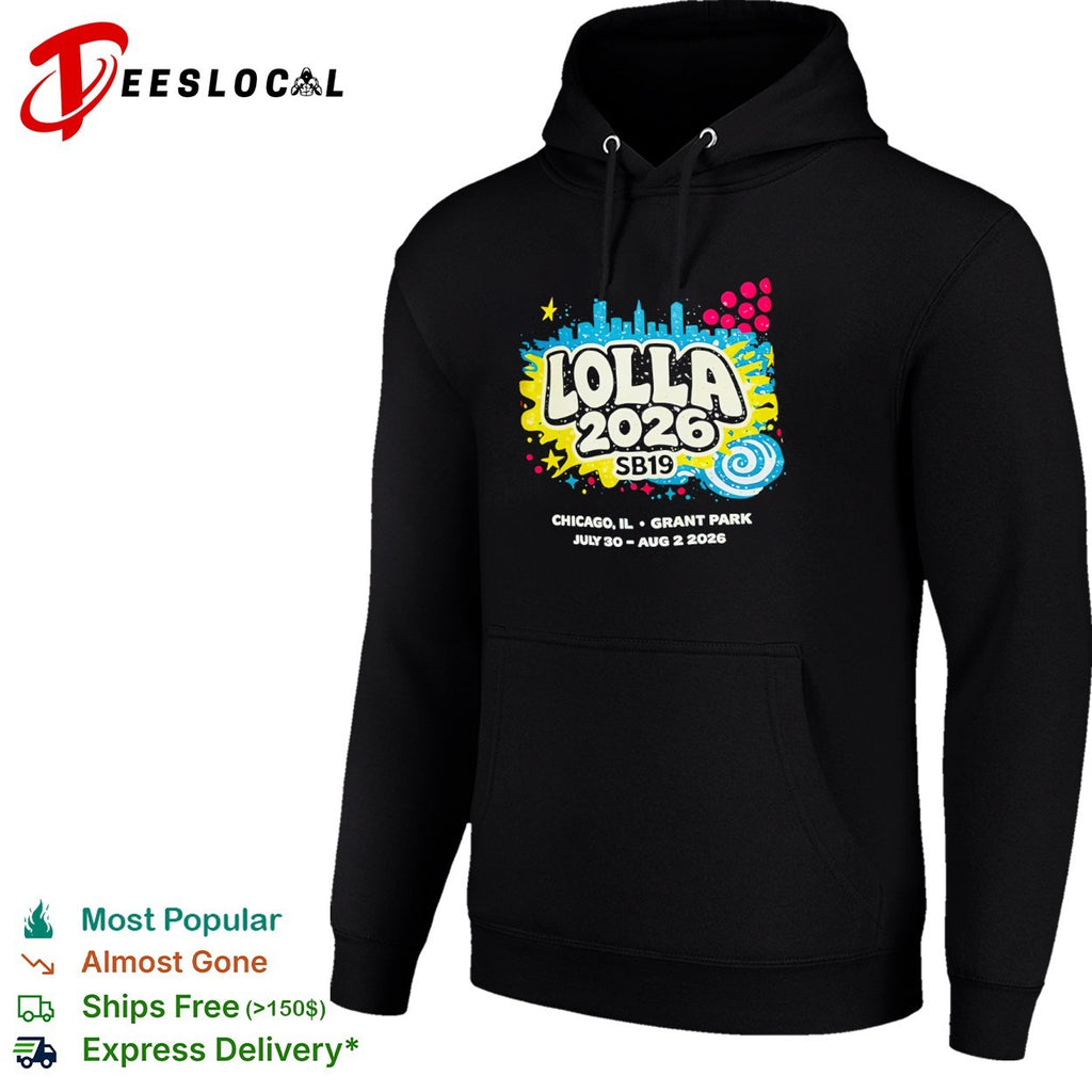 Lolla 2026 SB19 Chicago IL Grant Park July 30 Aug 2 2026 Concert Fan Event shirt