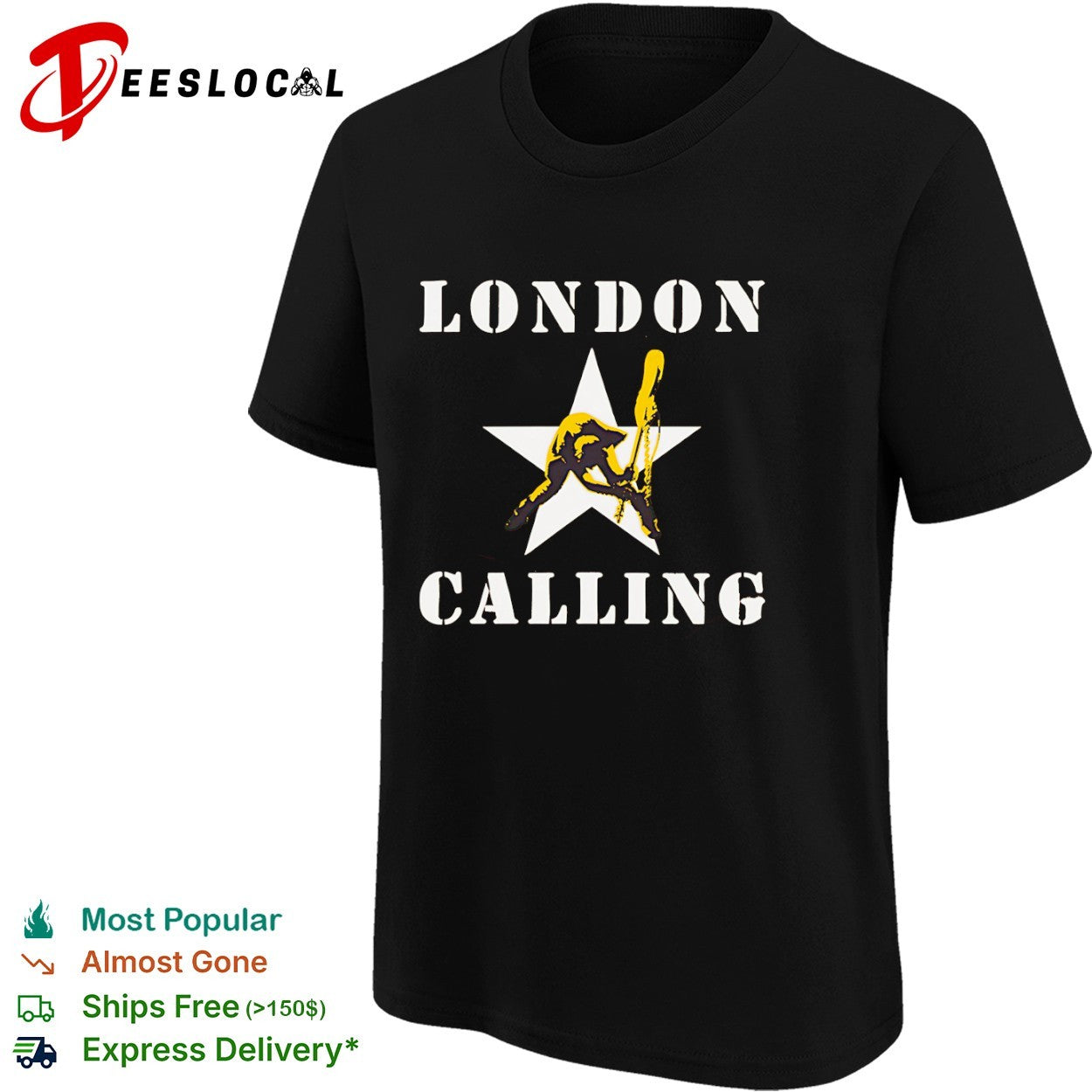 London Calling The Clash Punk Rock Band shirt