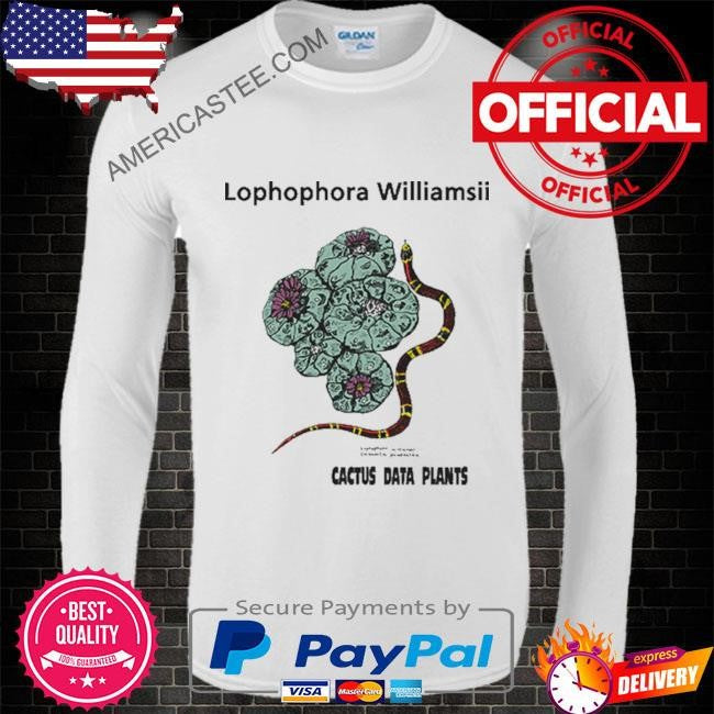 Lophophora Williamsii Cactus Data Plants T-Shirt