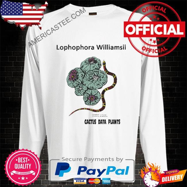 Lophophora Williamsii Cactus Data Plants T-Shirt