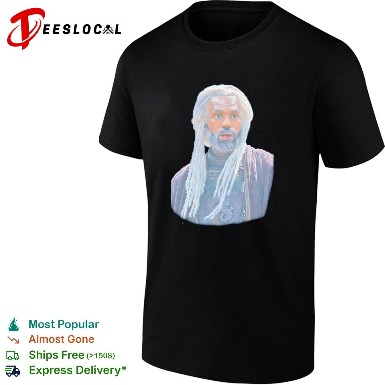 Lord Corlys Velarybron House of the Dragon movie portrait shirt