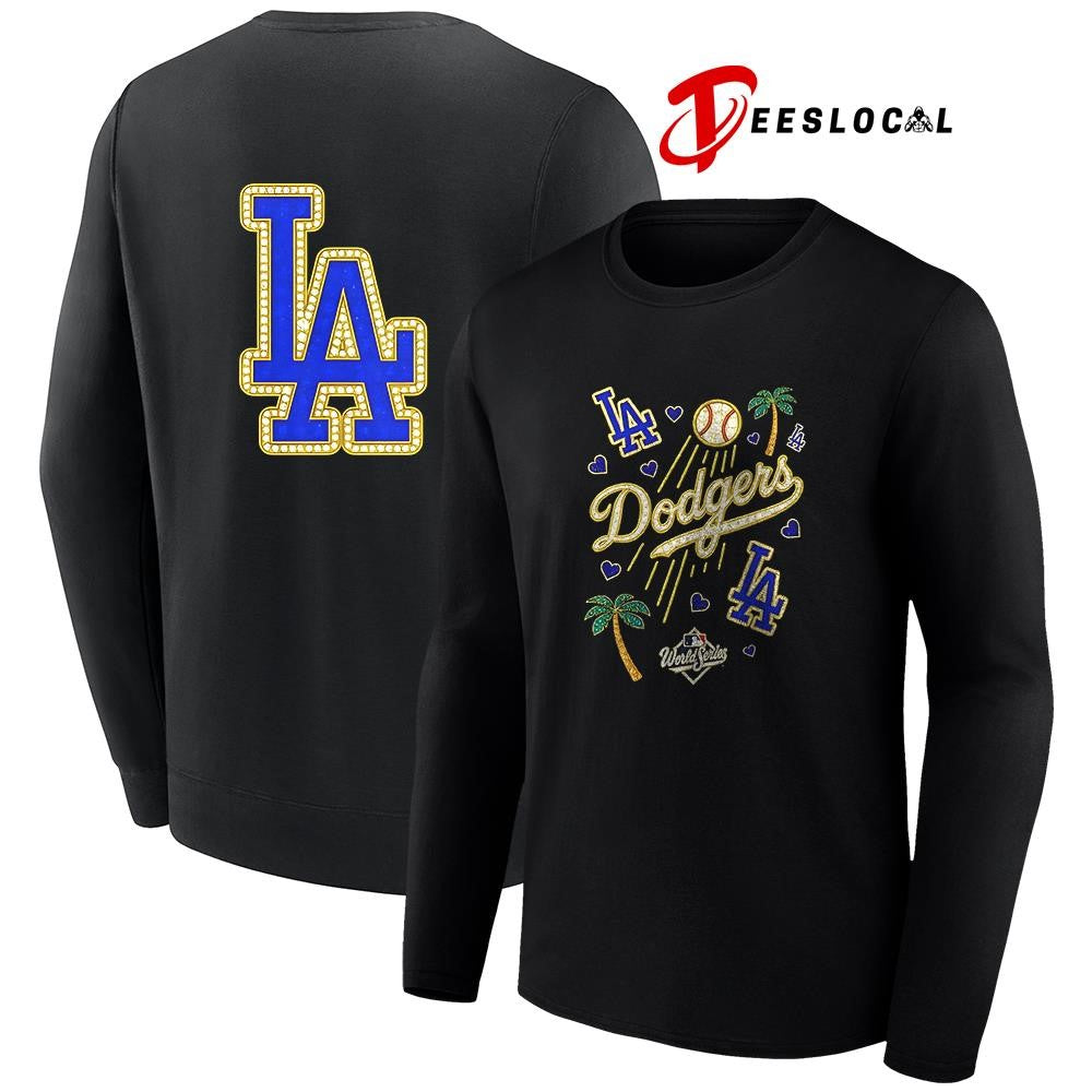 Los Angeles Dodgers World Series champions bling bling graphic shirt