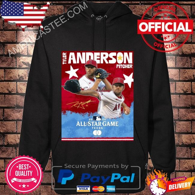 Los angeles angels congratulations to tyler anderson the midsummer classic shirt