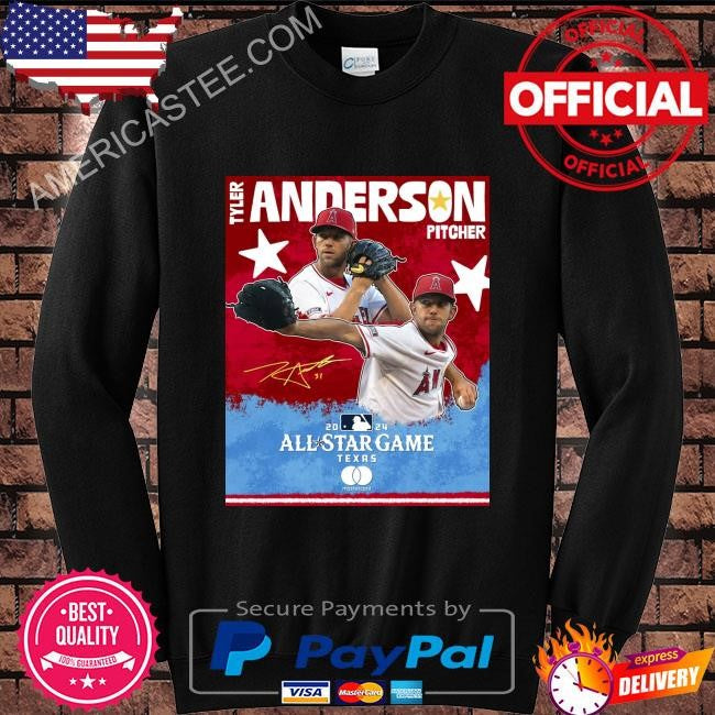 Los angeles angels congratulations to tyler anderson the midsummer classic shirt
