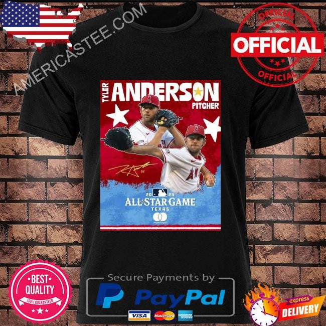 Los angeles angels congratulations to tyler anderson the midsummer classic shirt