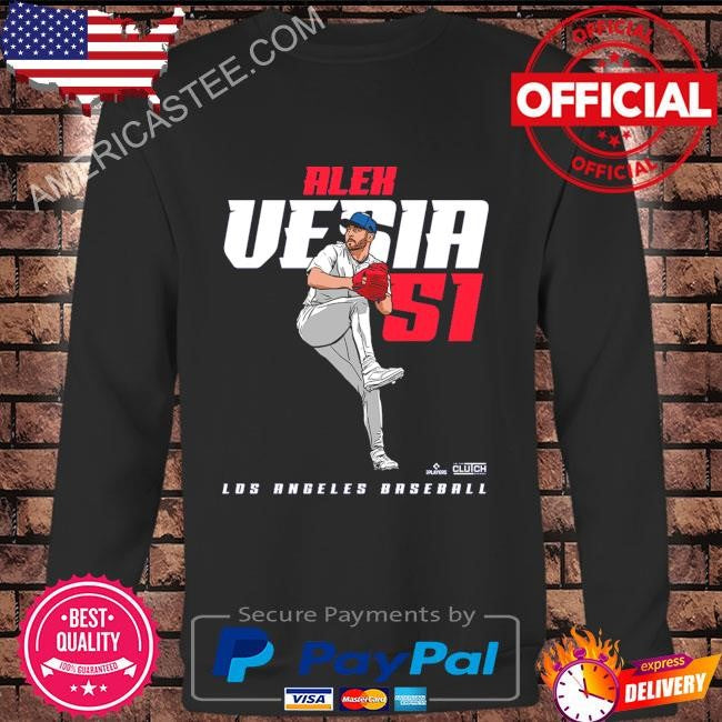 Los angeles baseball Alex vesia #51 player shirt
