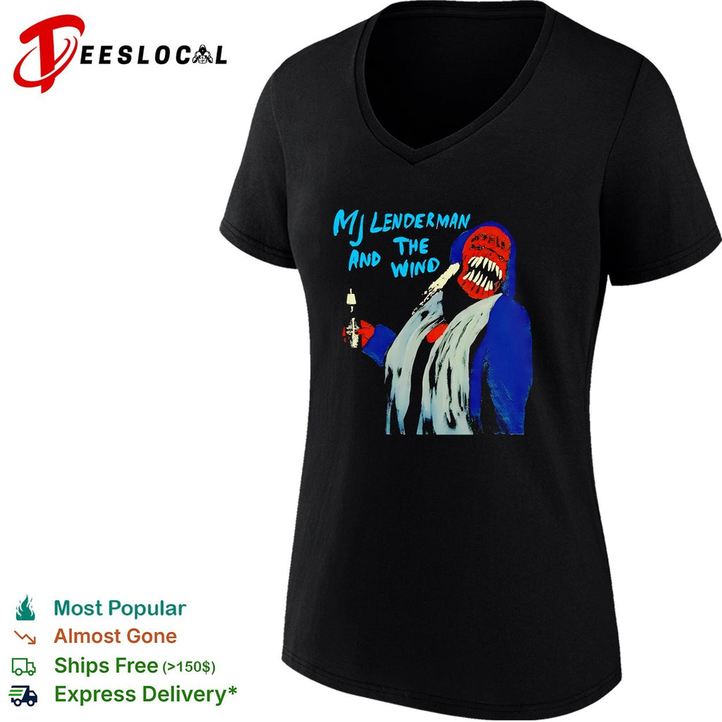 MJ Lenderman and the Wind monster holding bottle shirt