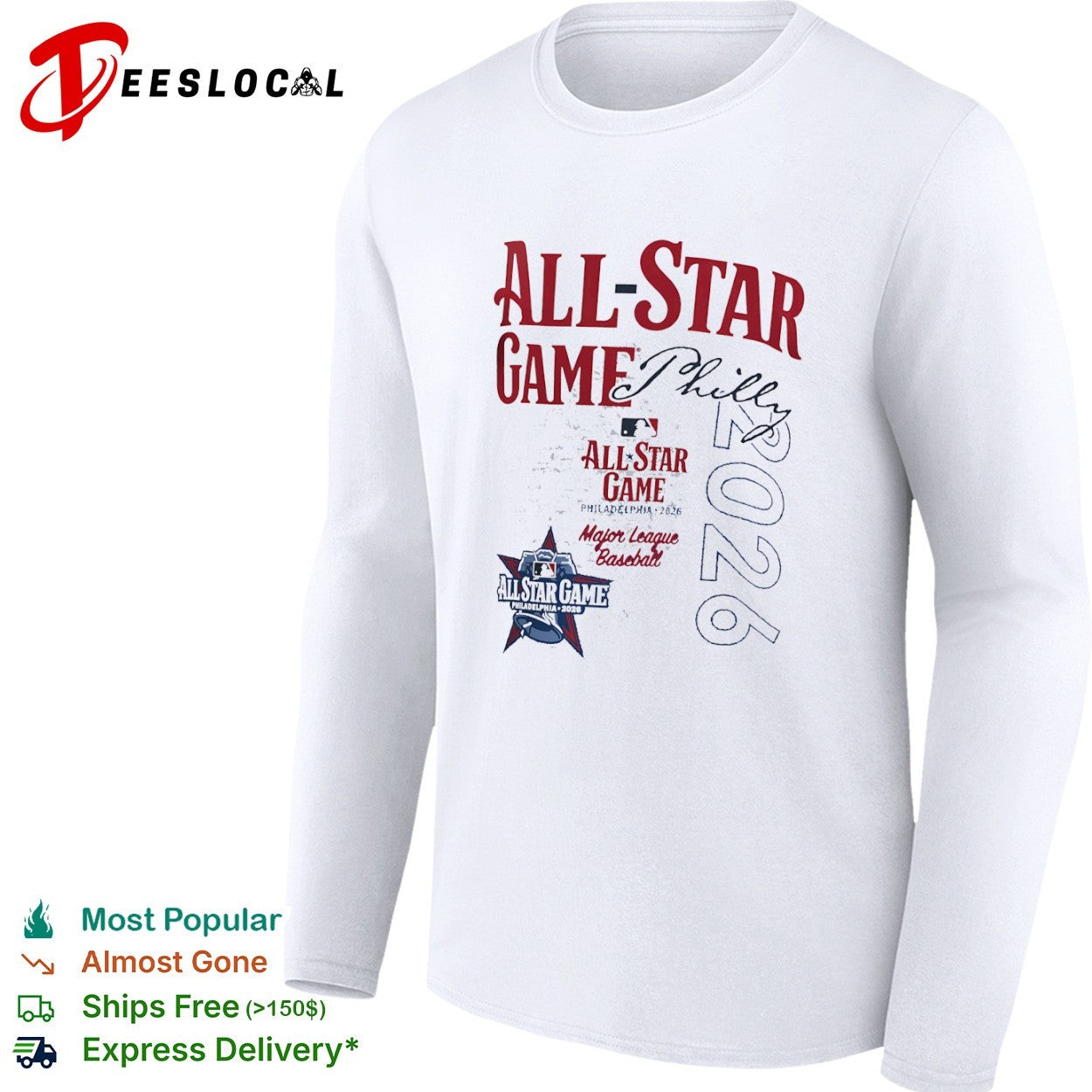 MLB All Star Game Philadelphia Phillies 2026 Philly Major League Baseball shirt