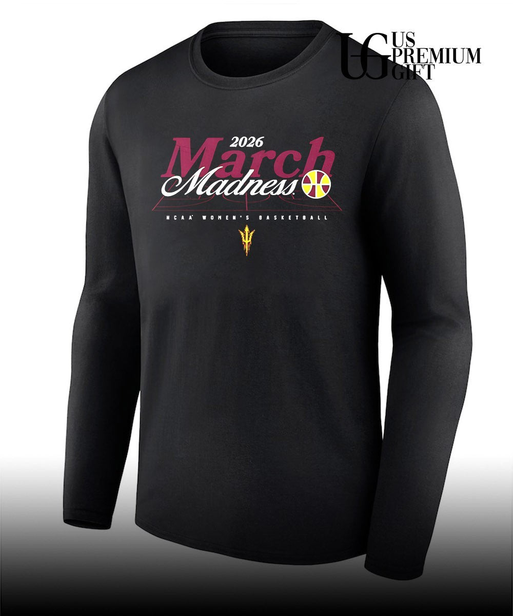 March Madness 2026 Arizona State Sun Devils NCAA Women’s basketball shirt