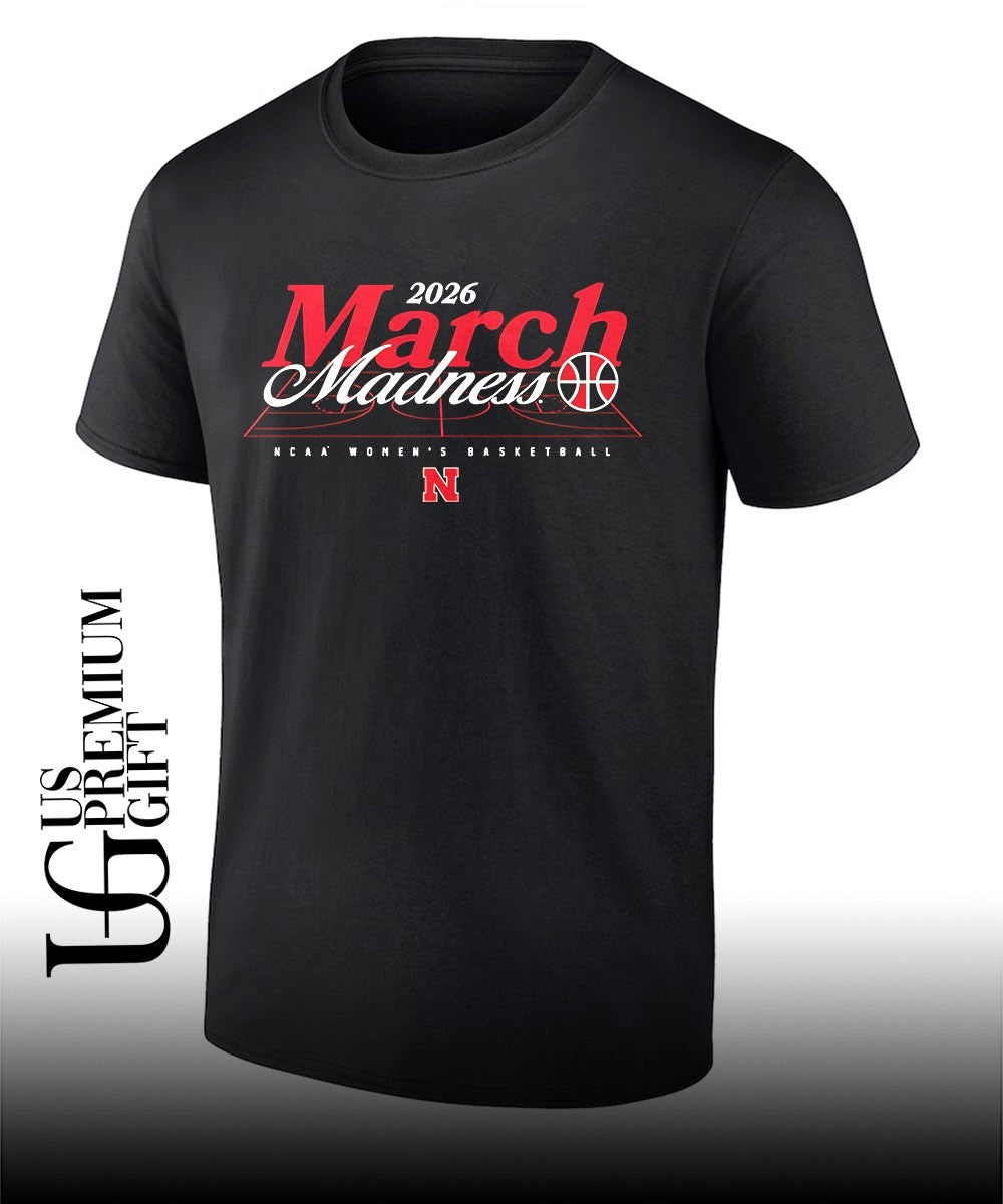 March Madness 2026 Nebraska Cornhuskers NCAA Women’s basketball shirt