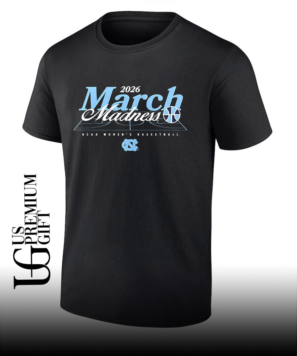 March Madness 2026 North Carolina Tar Heels NCAA Women’s basketball shirt
